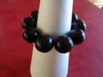 Bracelet boules noires., Ophalen of Verzenden, Zo goed als nieuw, Zwart