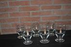 6 Wiskey glazen Queen Anne 11 cm, Ophalen of Verzenden, Zo goed als nieuw, Borrel- of Shotglas