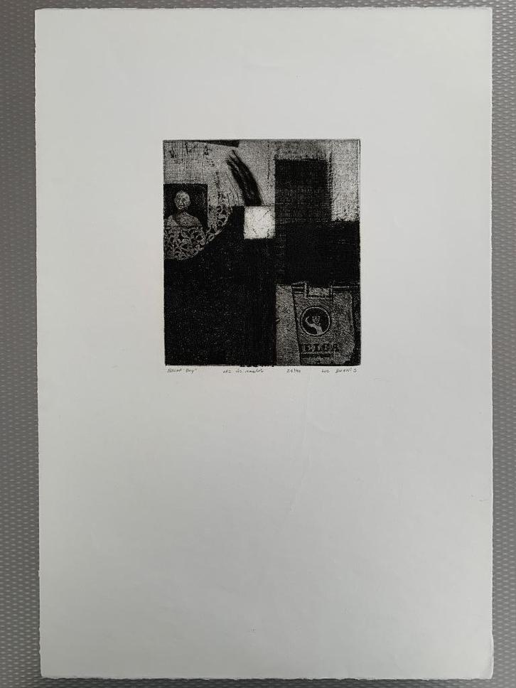 Luc D'Hanis - 2 grafische werken, Antiek en Kunst, Kunst | Litho's en Zeefdrukken, Ophalen of Verzenden