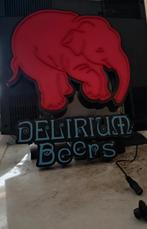 ✓ DELIRIUM BEERS LIGHTBOX - VERLICHT BORD, Ophalen, Zo goed als nieuw, Reclamebord, Plaat of Schild, Overige merken