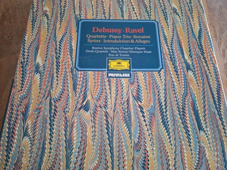 Debussy - Ravel - Introduktion & Allegro Box 3 x Lp's Vinyl, Cd's en Dvd's, Vinyl | Klassiek, Gebruikt, Classicisme, Kamermuziek