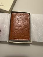 Rolex pockethouder (portefeuille), Handtassen en Accessoires, Portemonnees, Bruin, Nieuw, Met knipsluiting, Ophalen