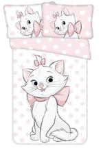 Marie Cat Baby Dekbedovertrek 100 x 135 cm - Dots - Disney, Nieuw, Meisje, Dekbedovertrek, Ophalen of Verzenden