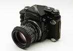 Pentax 6x7 MLU + Takumar 105 mm F2.4 + Prism TTL + 3D-grip, Ophalen of Verzenden, Gebruikt, Spiegelreflex, Pentax