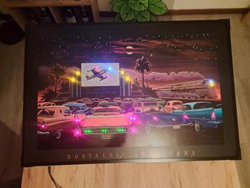 Cadre Retro Imagé "Nostalgic Americana" Led Active beschikbaar voor biedingen