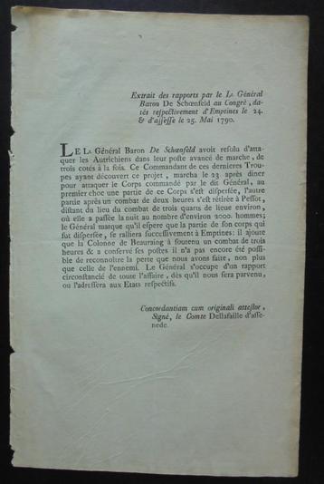 Brabantse Omwenteling: 2 documenten 24,25 & 26 mei 1790.