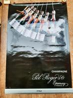 Vintage affiche champagne Pol Roger, Ophalen of Verzenden, Champagne