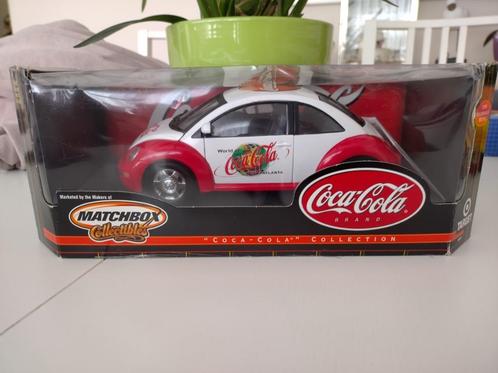 Coca-Cola VW Beetle Matchbox 1:18, Hobby en Vrije tijd, Modelauto's | 1:18, Zo goed als nieuw, Auto, Overige merken, Ophalen of Verzenden