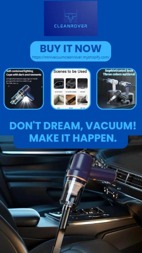Mini vacuum cleaner, Auto diversen, Auto-accessoires, Nieuw, Ophalen of Verzenden