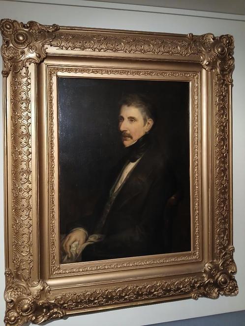 schilderij, Antiek en Kunst, Kunst | Schilderijen | Klassiek, Ophalen of Verzenden
