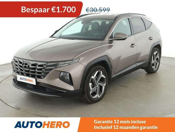 Hyundai Tucson 1.6 T-GDI Plug-in Hybrid Trend 4WD (bj 2023), Auto's, Hyundai, Te koop, Tucson, 4x4, ABS, Achteruitrijcamera, Adaptive Cruise Control