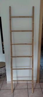 Échelle de bambou deco/support vêtements, Enlèvement, Comme neuf