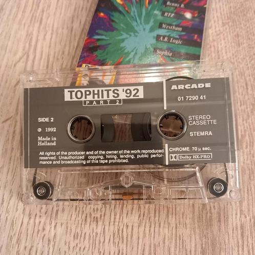 K7 audio Top Hit's 1992, CD & DVD, Cassettes audio, Utilisé, Enlèvement ou Envoi