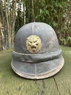 Belgische M38 ww2 motorhelm, Verzamelen, Ophalen of Verzenden, Overige soorten