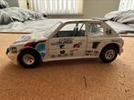 Bburago model 1:25 Peugeot 205 turbo Monte Carlo 1985, Ophalen of Verzenden, Zo goed als nieuw, Auto, Burago