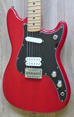Fender Player Duo Sonic Crimson Red - Als nieuw!, Ophalen of Verzenden, Zo goed als nieuw, Solid body, Fender