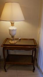 Desserte en chêne avec plateau, Enlèvement, Utilisé, Chêne