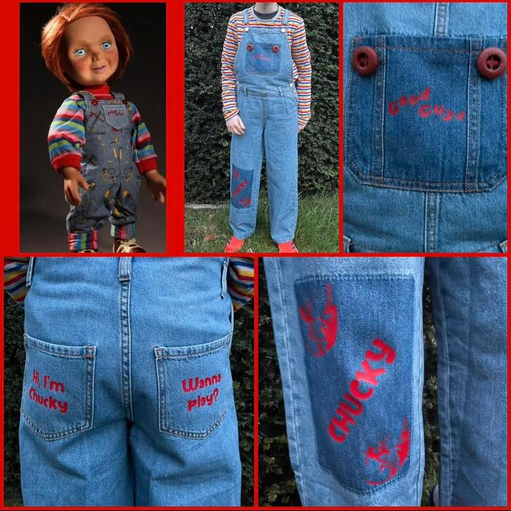 Verkleedset Halloween Chucky, Kinderen en Baby's, Kinderkleding | Maat 152, Gebruikt, Jongen of Meisje, Setje, Ophalen