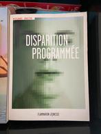 Disparition programmée, Livres, Comme neuf