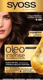 2x Syoss Oleo Intense - Haarverf - 4-86 Fluweelbruin, Nieuw, Ophalen of Verzenden