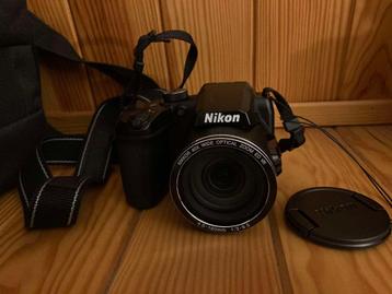 Appareil photo Nikon Coolpix B500 Noir + Transport + mémoire disponible aux enchères