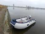 Rubberboot met Honda 5pk, Watersport en Boten, Rubberboten, Ophalen, Aluminium, Zo goed als nieuw, Benzine