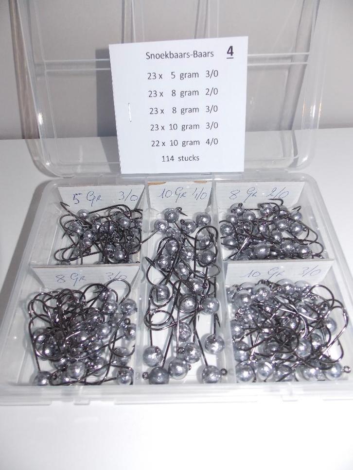 Box lichte loodkoppjes, Watersport en Boten, Hengelsport | Roofvissen, Nieuw, Complete set, Ophalen of Verzenden