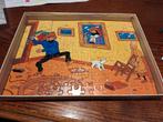 TINTIN - Oude puzzel „Het geheim van de eenhoorn”, Gelezen, Eén stripboek, Ophalen of Verzenden, Hergé