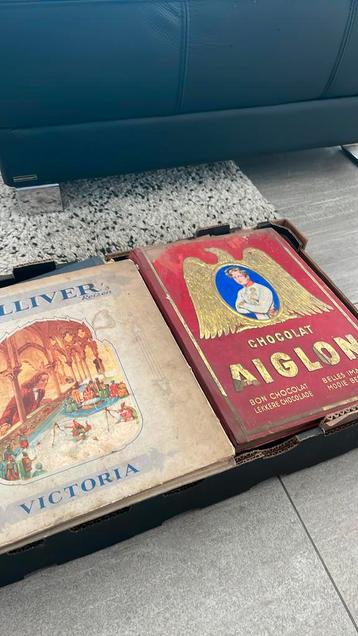 Chocolat aiglon gulliver victoria - antiek, Livres, Enlèvement, Comme neuf