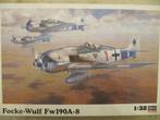 HASEGAWA FW190 A8 + Set 1/32, Hobby en Vrije tijd, Modelbouw | Vliegtuigen en Helikopters, Hasegawa, Verzenden, Nieuw, Groter dan 1:72