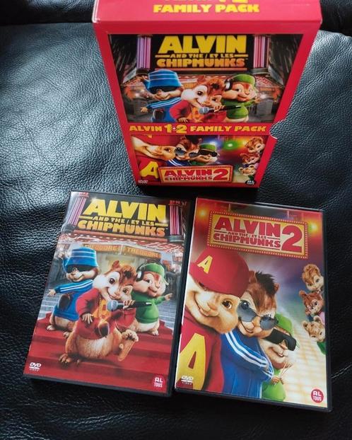 Alvin and the chipmunks 1+2 en The Jungle Book Pla, Cd's en Dvd's, Dvd's | Kinderen en Jeugd, Zo goed als nieuw, Ophalen of Verzenden