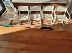 Mart Stam S34 Wit Leder Buizenframe Fauteuil, Huis en Inrichting, Ophalen, Gebruikt, Wit