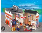 Playmobil mobiele werkplaats, Ophalen