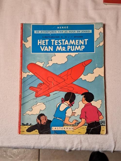 hergé de avonturen van jo, suus en jokko Het testament van m, Boeken, Stripverhalen, Ophalen of Verzenden