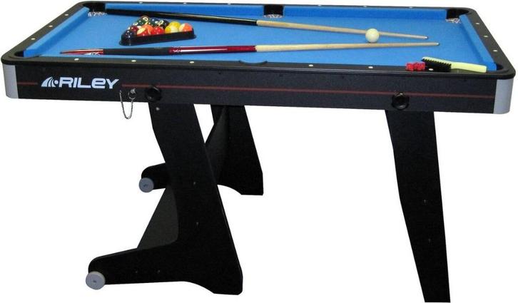 Speelgoed pooltafel Riley 5ft / 152cm, Sport en Fitness, Biljarten en Poolen, Zo goed als nieuw, Pooltafel, Ophalen