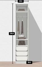 Armoire penderie Pax ikea 50x58x236cm, Maison & Meubles, Armoires | Autre, Enlèvement ou Envoi, Utilisé