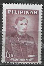 Filipijnen 1962/1964 - Yvert 540 - Jose Rizal - 6 s.  (ST), Postzegels en Munten, Verzenden