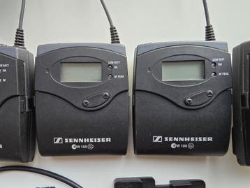 2 kits Emetteur/Récepteur/micro-cravate Sennheiser EW 112P G