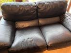 Leder 2+3 zit, Huis en Inrichting, Zetels | Zetels, Ophalen, Gebruikt