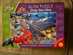 Glow puzzel Deep sea dive 150 stukken, Kinderen en Baby's, Speelgoed | Kinderpuzzels, Ophalen, Zo goed als nieuw