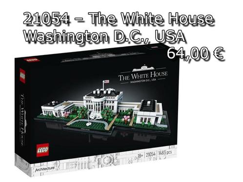 Lego Architecture - 21054 The White House Washington, Enfants & Bébés, Jouets | Duplo & Lego, Neuf, Lego, Ensemble complet, Enlèvement ou Envoi