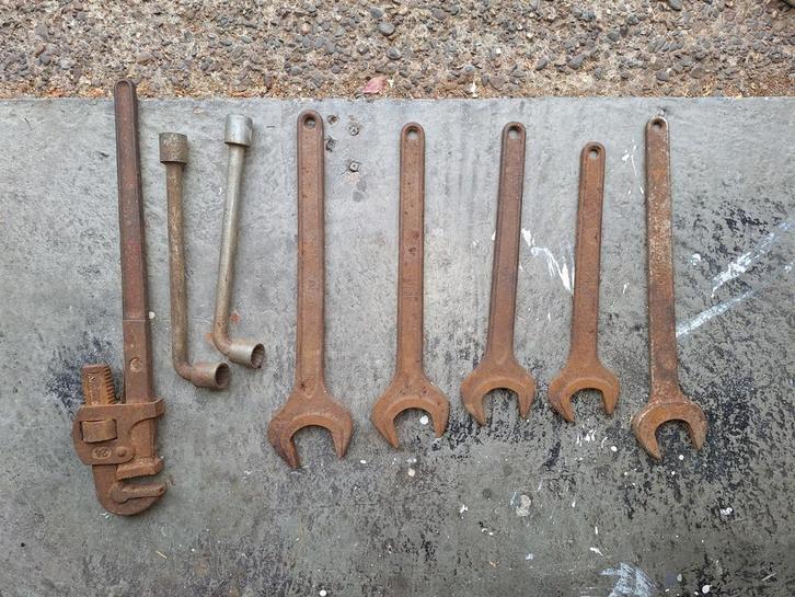 Grote steeksleutels en perslucht maschiene's, Doe-het-zelf en Bouw, IJzerwaren en Bevestigingsmiddelen, Gebruikt, Ophalen