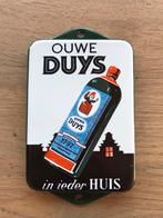 Ouwe Duys emaille reclame bordje, Verzamelen, Merken en Reclamevoorwerpen, Ophalen of Verzenden, Zo goed als nieuw, Reclamebord