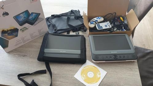 (Salora DVP9048TWIN) portable dvd speler en games, Audio, Tv en Foto, DVD spelers, Zo goed als nieuw, Dvd-speler, Overige merken