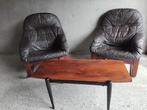 2Deense fauteuls SVEND SKIPPER 70.s+ TAFELTJE, Ophalen, Gebruikt
