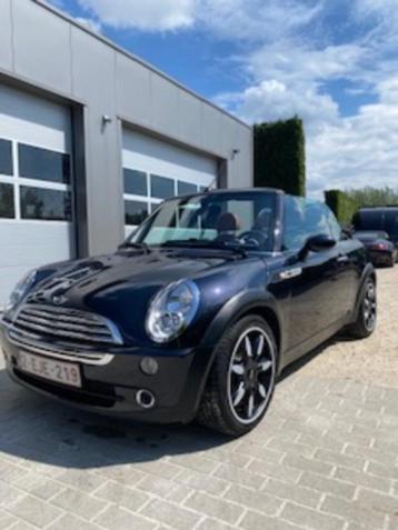 Trottoir décapotable Mini Cooper, Autos, Cuir, Euro 5, Cabriolet, Boîte manuelle