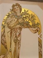 Alphonse Mucha Originele Briefkaart Ansichtkaart origineel, Verzenden