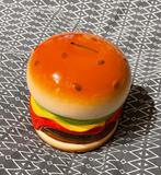 Tirelire hamburger, Comme neuf, Autres thèmes, Enlèvement ou Envoi, Pierre, Poterie ou Céramique