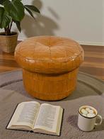 vintage poef met opbergruimte, Huis en Inrichting, Zetels | Voetbanken en poefs, Ophalen of Verzenden
