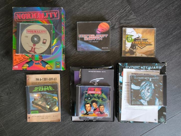 10 x PC-spelletjes op CD-ROM, Games en Spelcomputers, Games | Pc, Gebruikt, Strategie en Constructie, Ophalen of Verzenden